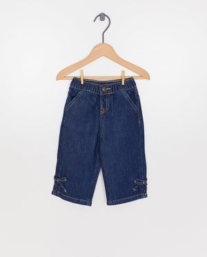 Jeans met strikjes, wide fit, 62-92