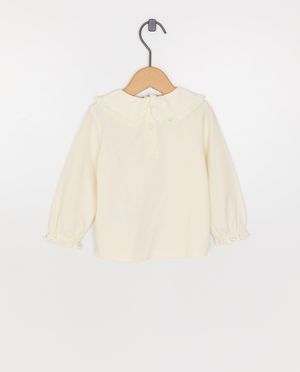 T-shirts - Longsleeve met geborduurde kersen, 62-92