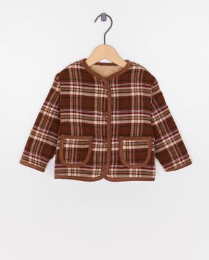 Omkeerbaar teddy vest, 62-92