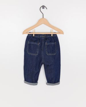 Jeans - Donkerblauwe jeans, baggy fit, 62-92