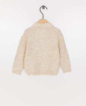 Truien - Beige polotrui, 62-92