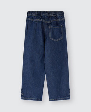 Jeans - Jean bleu fonc&eacute;, wide fit, 98-128