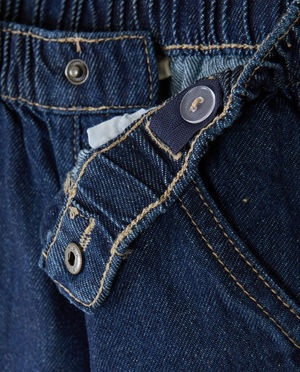 Jeans - Jean bleu fonc&eacute;, wide fit, 98-128