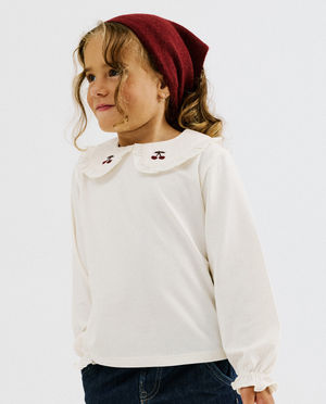Longsleeve avec cerises brod&eacute;es, 98-128