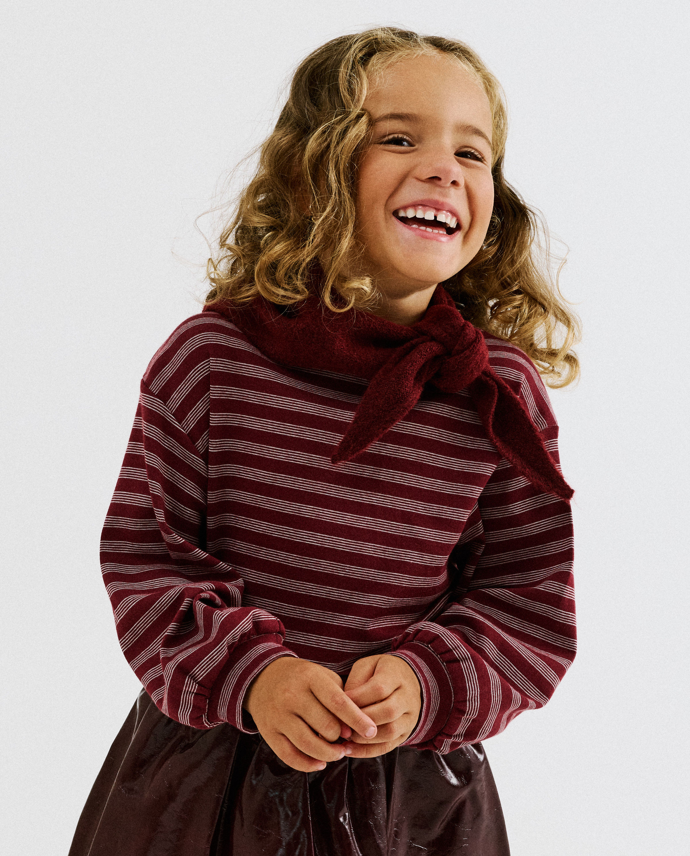 Longsleeve &agrave; fines rayures, 98-128 - NICEfamily