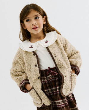 Omkeerbaar teddy vest, 98-128 - NICEfamily