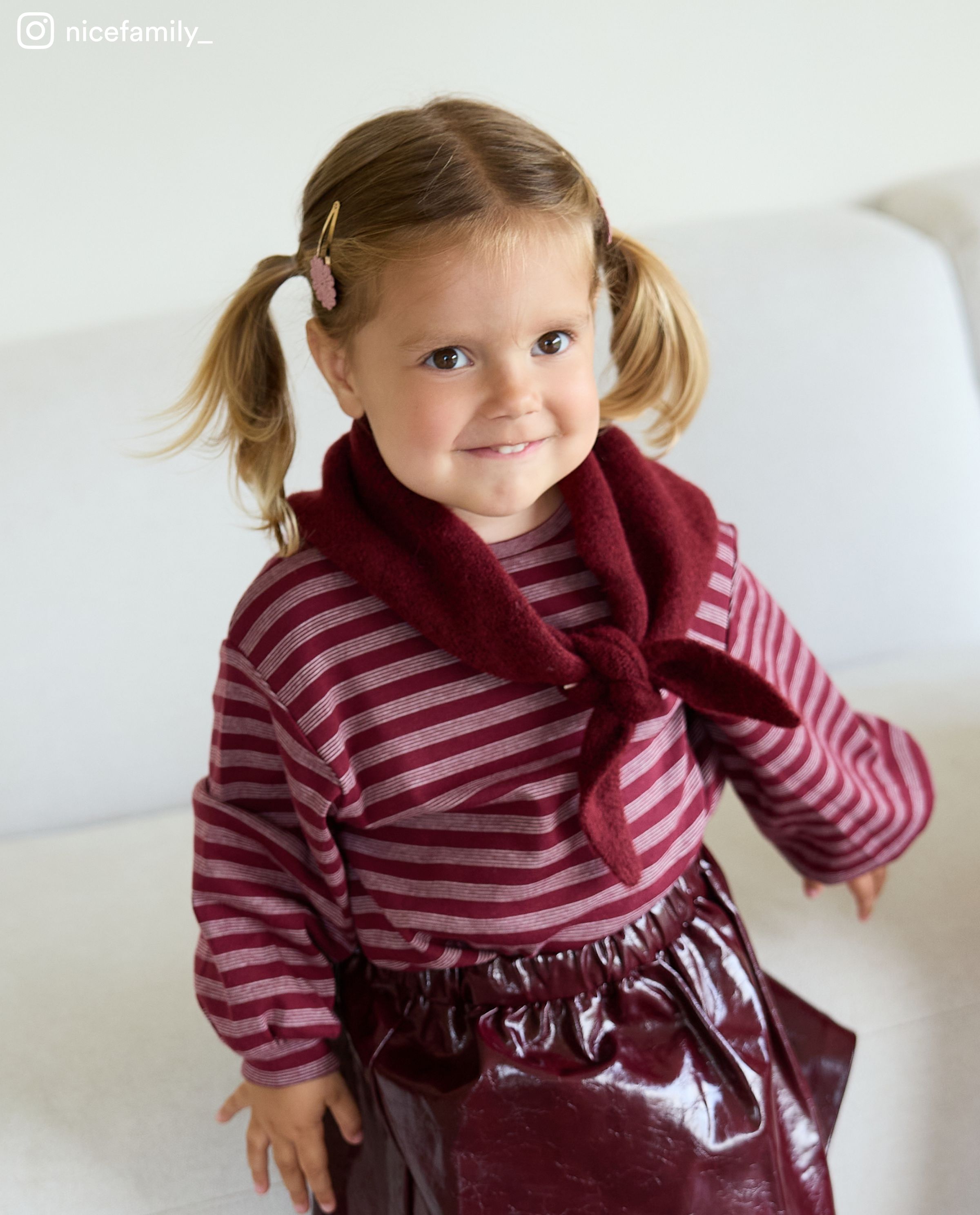 Petit foulard rouge, unisexe - NICEfamily