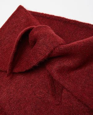 Bonneterie - Petit foulard rouge, unisexe