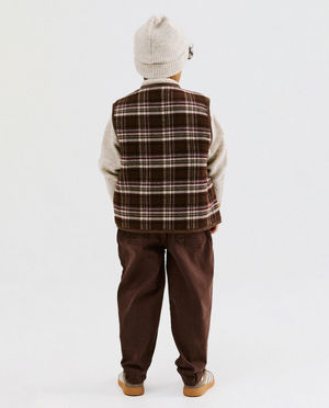 Pantalons - Pantalon brun, baggy fit, 92-128