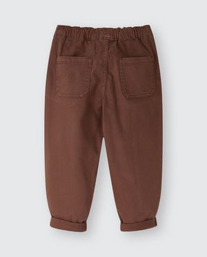Pantalons - Pantalon brun, baggy fit, 92-128