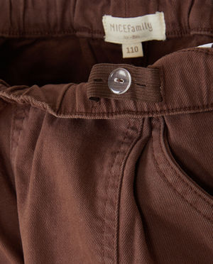 Pantalons - Pantalon brun, baggy fit, 92-128