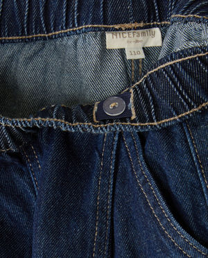 Jeans - Jean bleu fonc&eacute;, baggy fit, 92-128