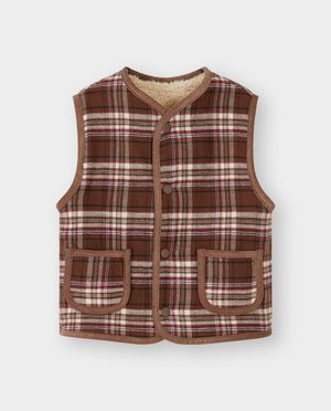 Blazers - Gilet teddy r&eacute;versible, unisexe, 92-128