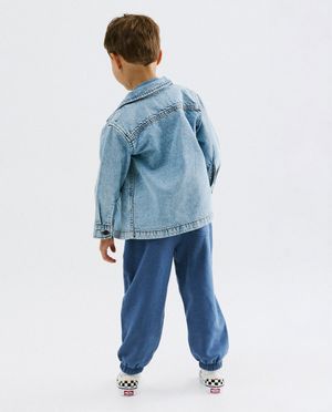 Pantalons - Pantalon de jogging bleu, loose fit