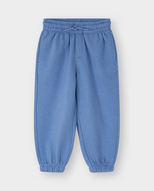 Broeken - Blauwe joggingbroek, loose fit