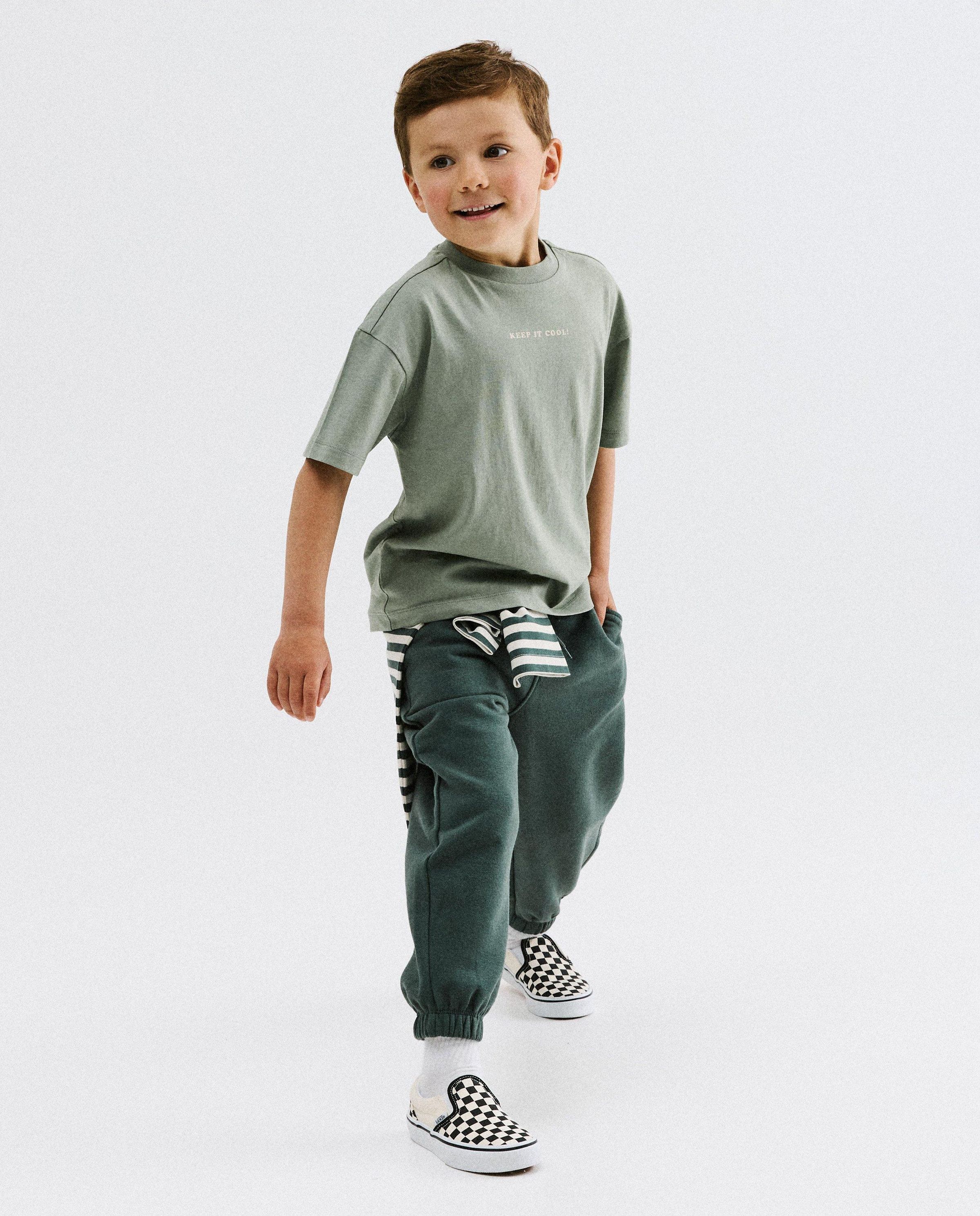 Pantalon de jogging bleu, loose fit - Besties