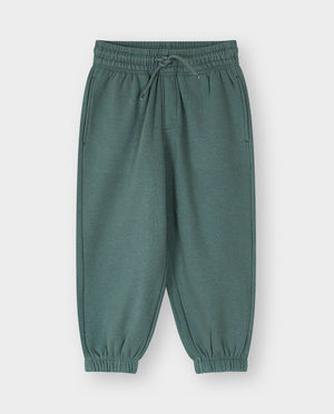 Broeken - Blauwe joggingbroek, loose fit
