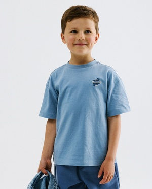 T-shirt avec imprim&eacute; au dos, loose fit