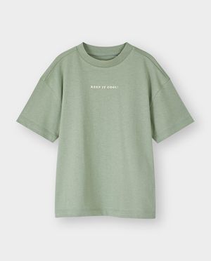 T-shirts - T-shirt avec imprim&eacute; au dos, loose fit