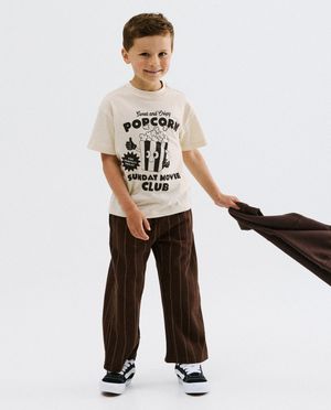T-shirts - T-shirt avec imprim&eacute; au dos, loose fit