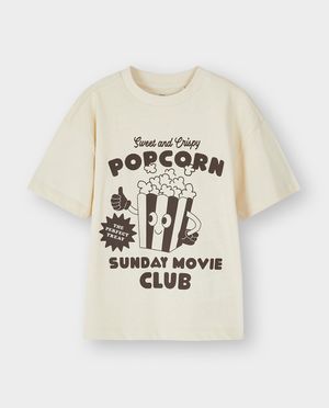 T-shirts - T-shirt avec imprim&eacute; au dos, loose fit