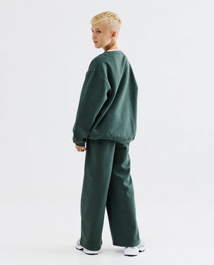 Broeken - Joggingbroek met opschrift, extra loose fit