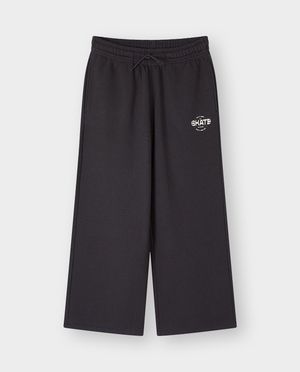 Broeken - Joggingbroek met opschrift, extra loose fit