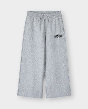 Broeken - Joggingbroek met opschrift, extra loose fit