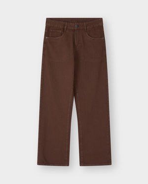 Broeken - Donkerblauwe broek, loose fit