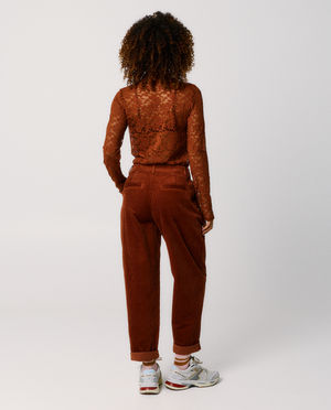 Pantalons - Pantalon en velours c&ocirc;tel&eacute;, balloon fit