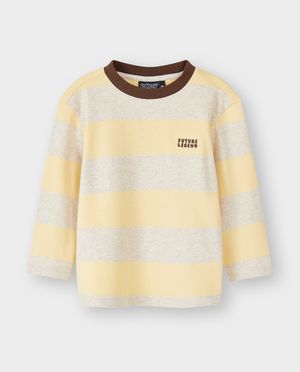T-shirts - Longsleeve met geborduurd opschrift