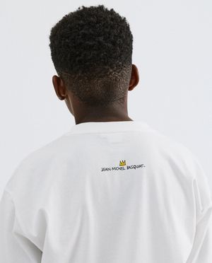 T-shirts - T-shirt avec broderie Jean-Michel Basquiat
