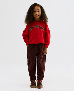 Cardigans - Sweater avec inscription brod&eacute;e en relief