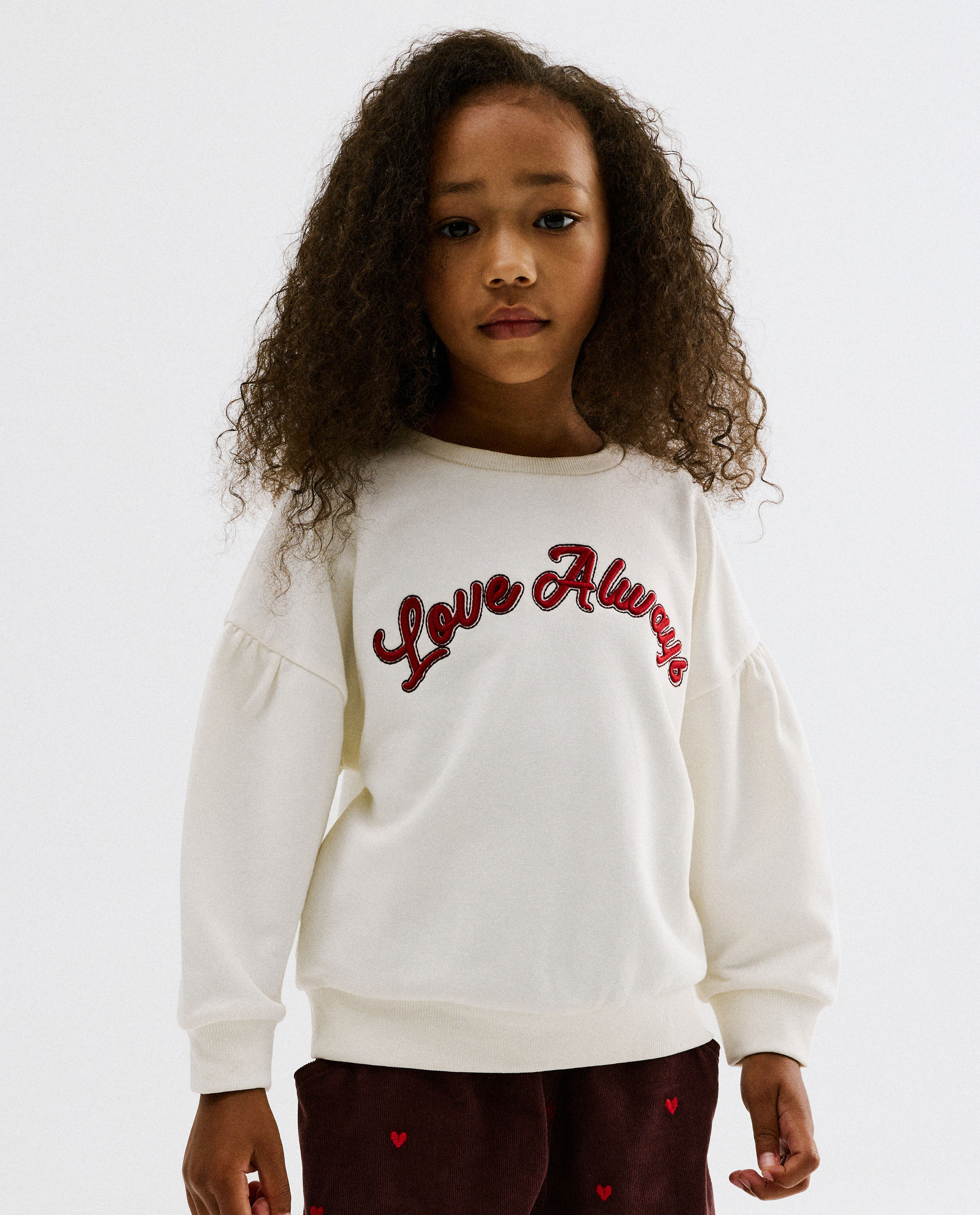 Sweater avec inscription brod&eacute;e en relief - Milla Star