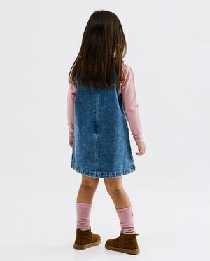 Robes - Robe en jean bleue