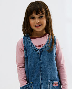 Robes - Robe en jean bleue