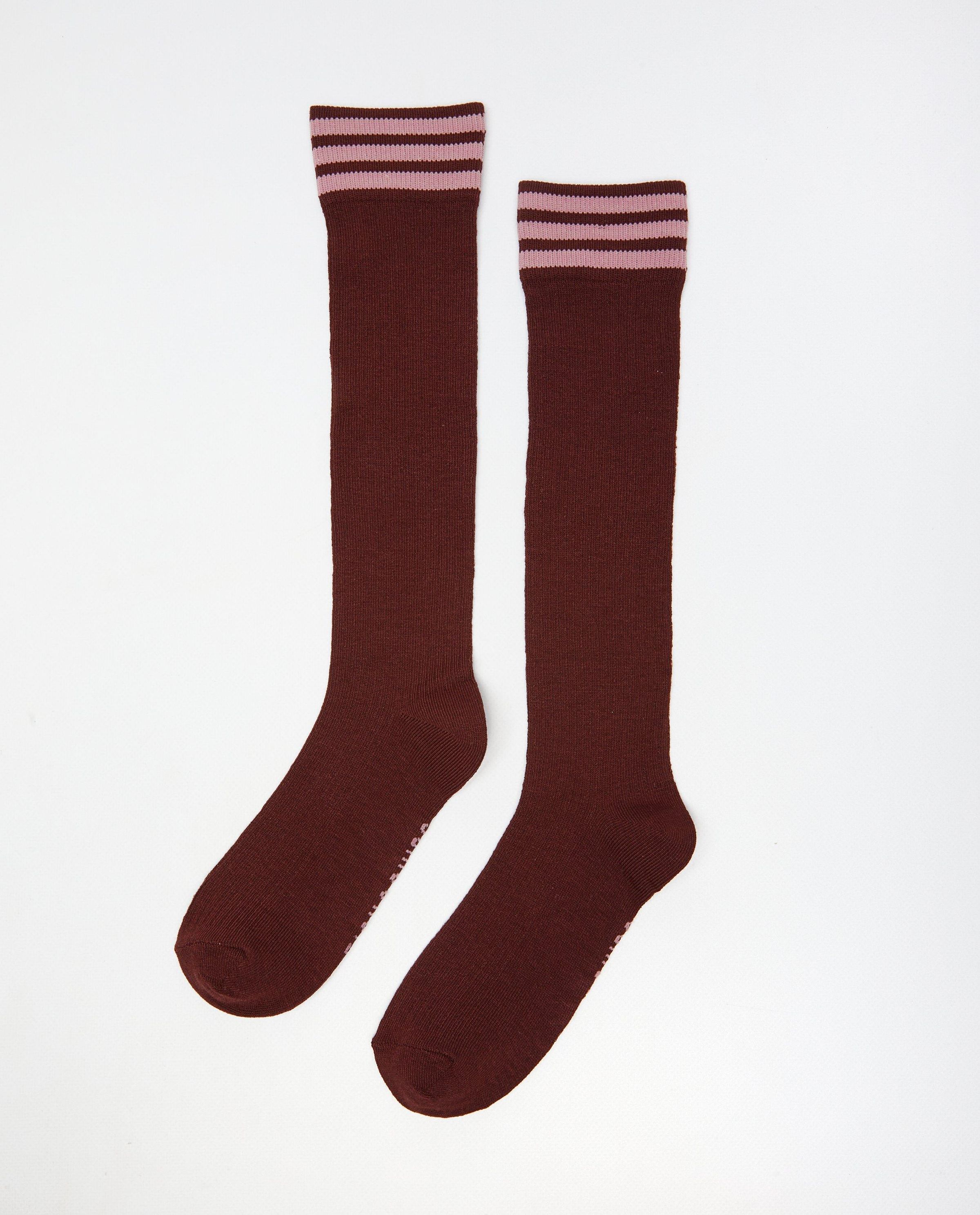 Chaussettes hautes &agrave; rayures - Fish & Chips