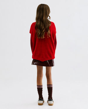 T-shirts - Longsleeve &agrave; fines rayures
