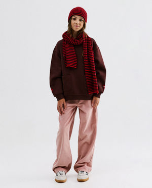 Sweats - Sweater brun fonc&eacute;