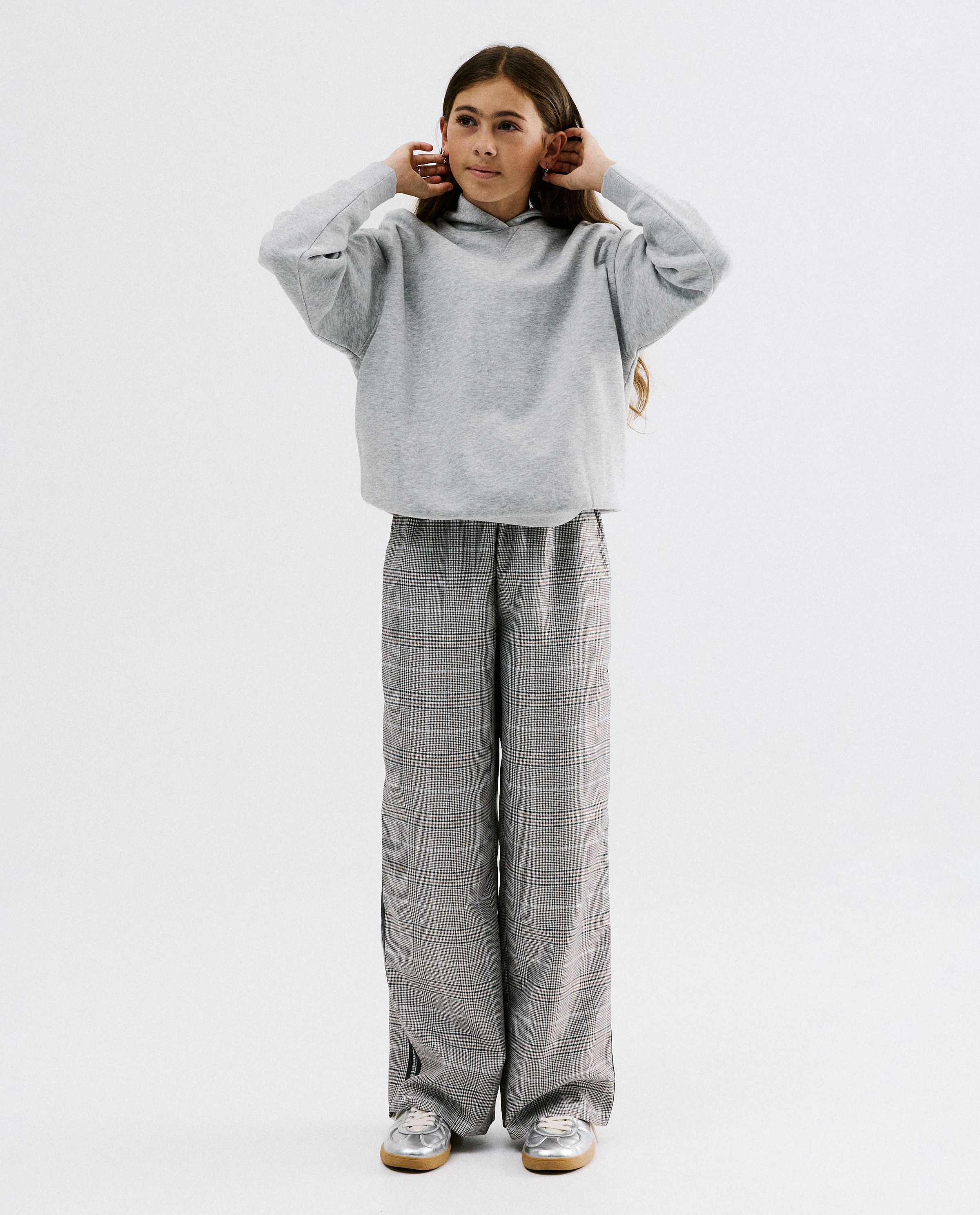 Pantalon &agrave; carreaux, jogging fit - Fish & Chips