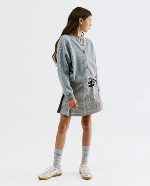 Cardigan gris - Fish & Chips