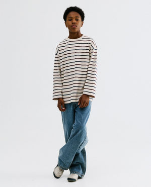 T-shirts - Longsleeve &agrave; rayures color block