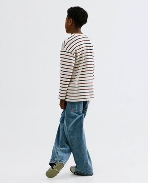 T-shirts - Longsleeve &agrave; rayures color block
