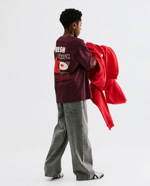 T-shirts - T-shirt avec backprint, loose fit