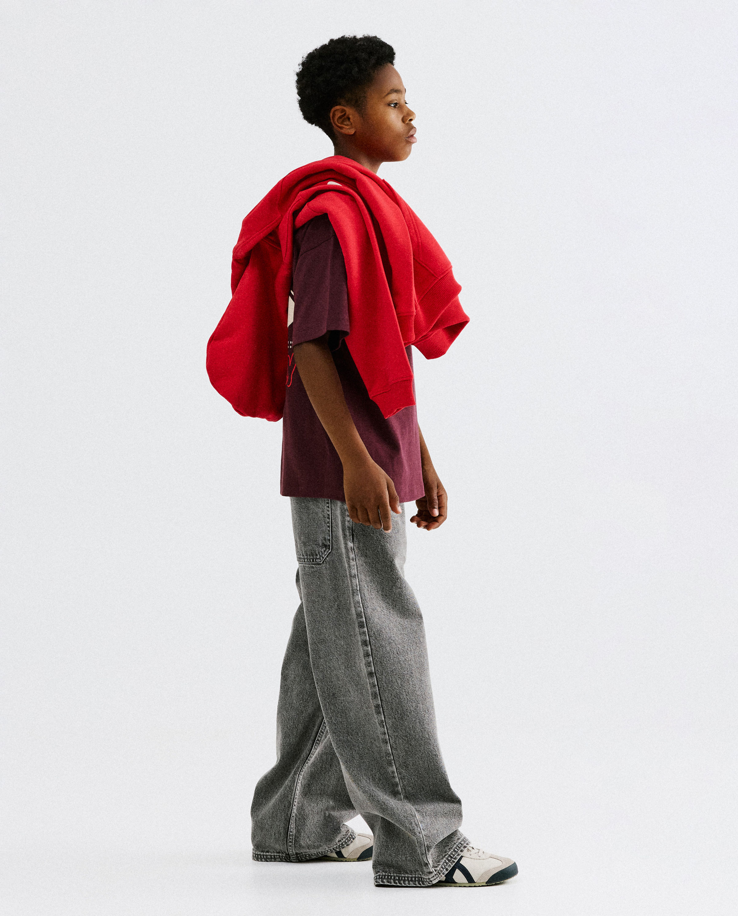 Jean gris, skater fit - Fish & Chips