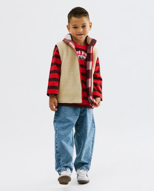 Cardigan - Omkeerbaar teddy vest