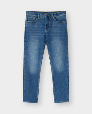 Blauwe jeans, slim fit