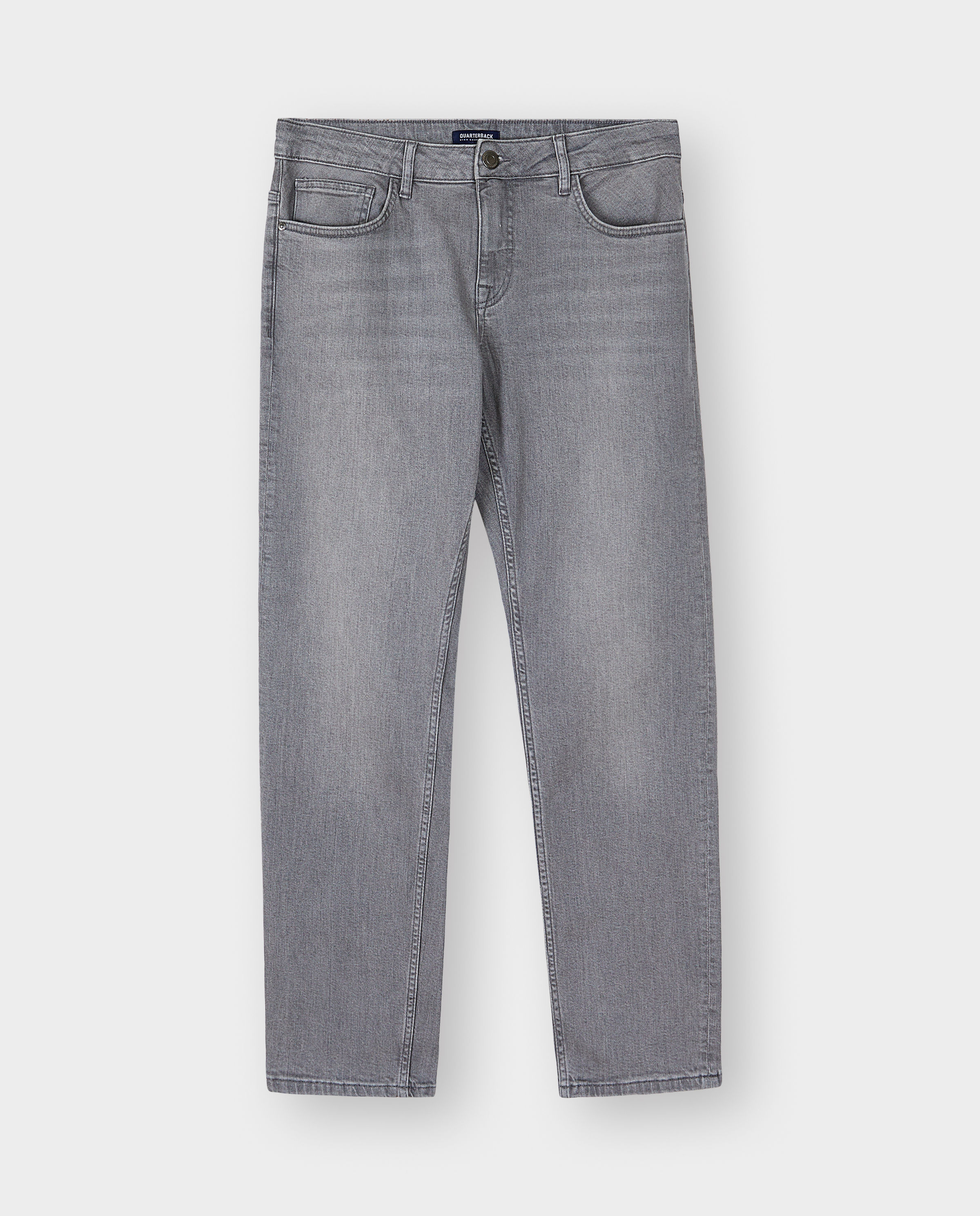 Grijze jeans, slim fit - Quarterback