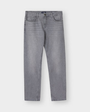 Grijze jeans, slim fit - Quarterback