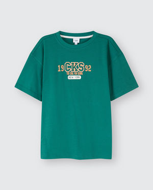 T-shirts - T-shirt met opschrift, loose fit